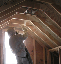 San Bernardino CA attic spray foam insulation